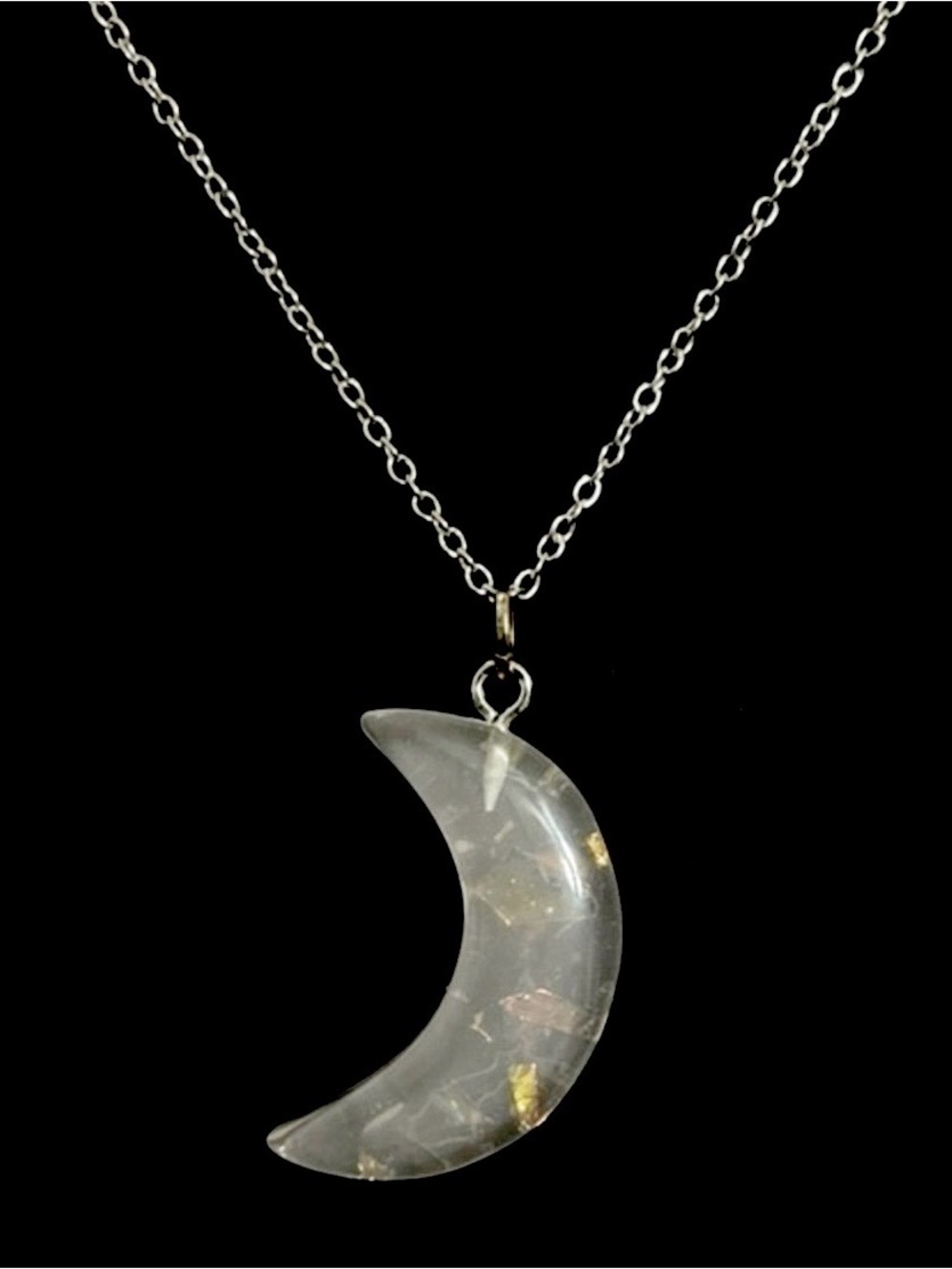 Moon Crescent Pendant Necklace